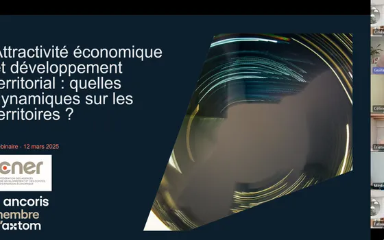 Webinaire Décryptages : attractivité économique et développement territorial
